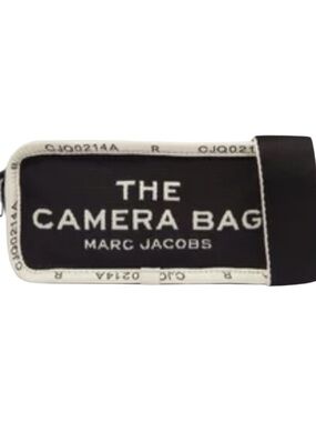 Marc Jacobs The Jacquard Camera Bag Black Canvas Crossbody